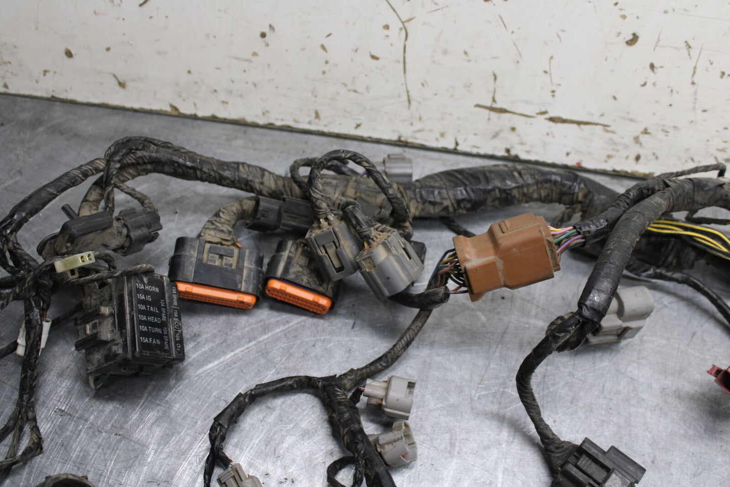 06-07 KAWASAKI NINJA ZX10R MAIN ENGINE WIRING HARNESS MOTOR WIRE LOOM BB115