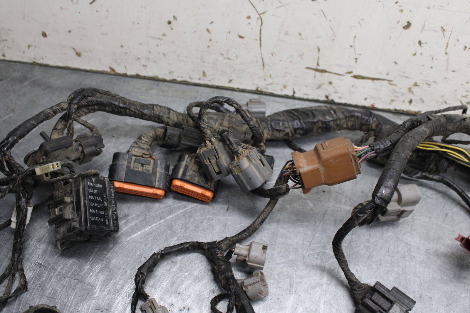 06-07 KAWASAKI NINJA ZX10R MAIN ENGINE WIRING HARNESS MOTOR WIRE LOOM BB115