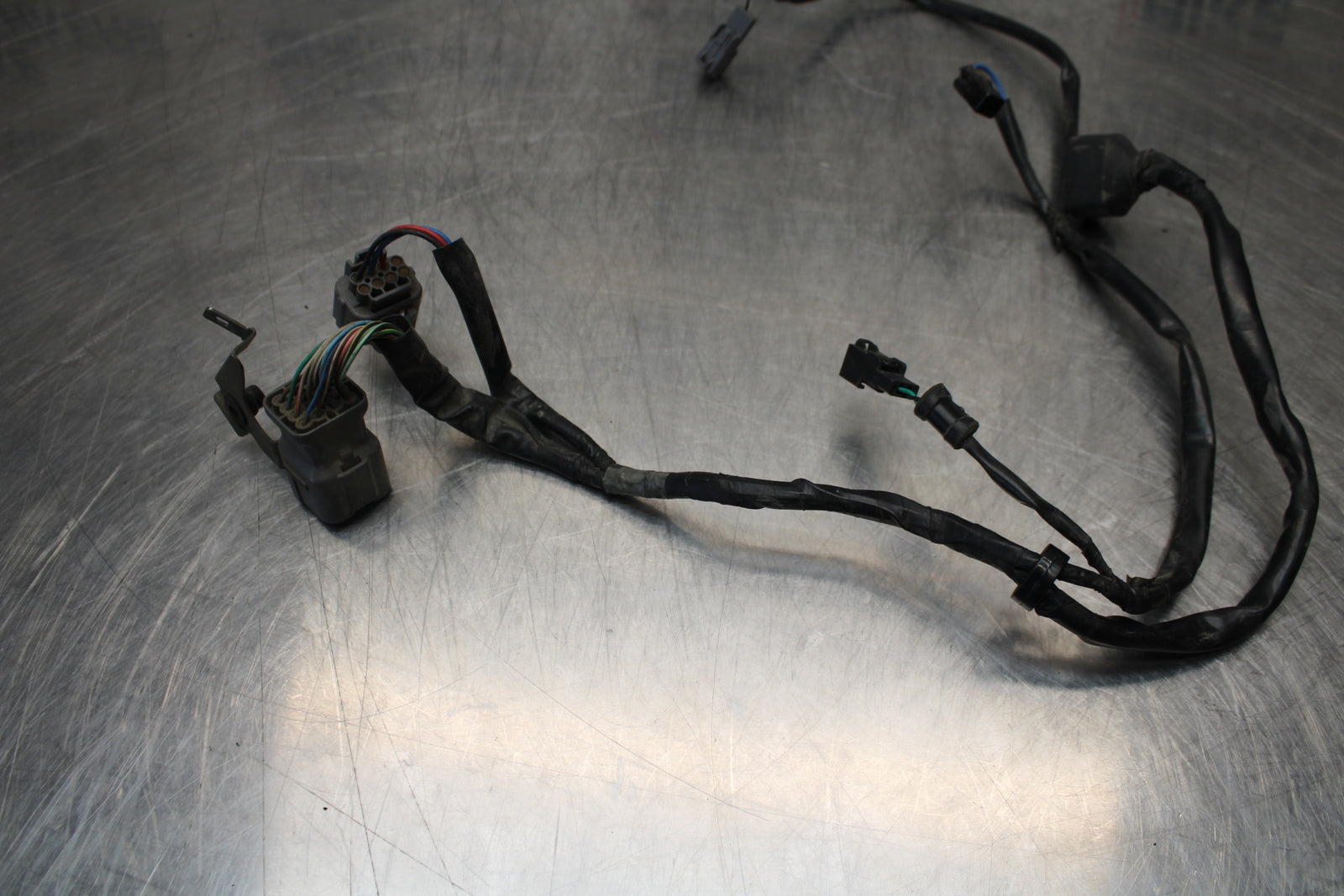 04-05 KAWASAKI NINJA ZX10R HEADLIGHT SPEEDO GAUGES WIRING HARNESS LOOM BB163