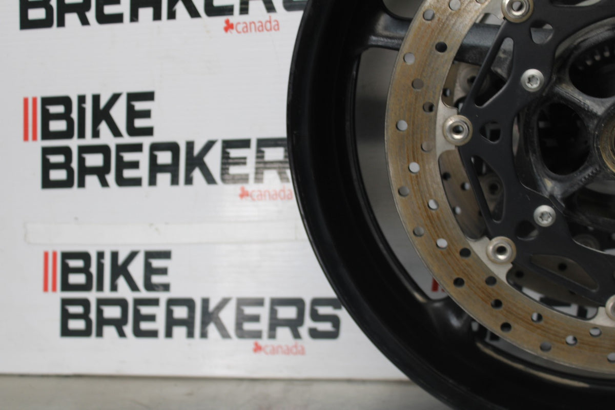 17 YAMAHA YZF R6 FRONT WHEEL FRONT RIM & ROTORS BB922