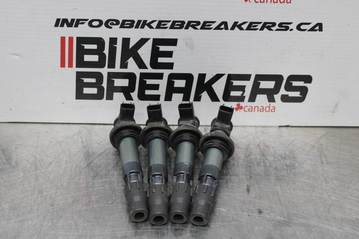 08-10 SUZUKI GSXR 600 IGNITION COILS COIL SPARK PLUG CAPS BB765