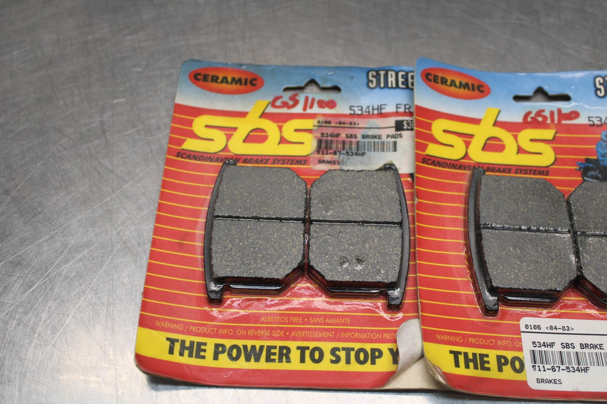 82-83 SUZUKI GS1100GL FRONT & REAR BRAKE PAD SET PAIR BB30