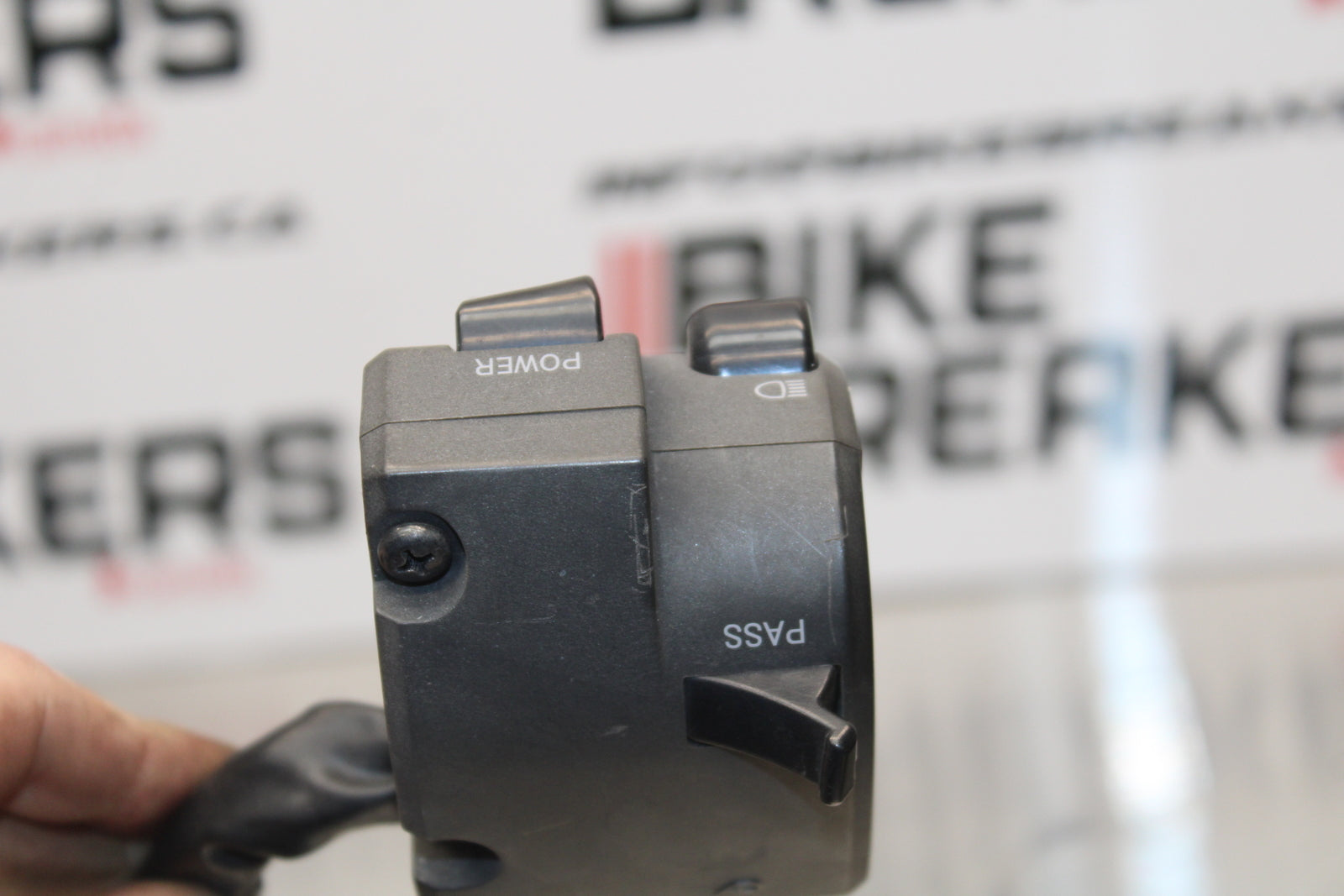 13-17 KAWASAKI NINJA ZX6R ZX636 ABS LEFT CLIP ON HORN SIGNALS SWITCH BB143