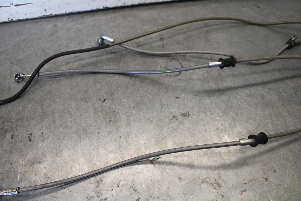 06-07 DUCATI MONSTER 695 FRONT REAR BRAKE CALIPER HOSES LINES SET BB674