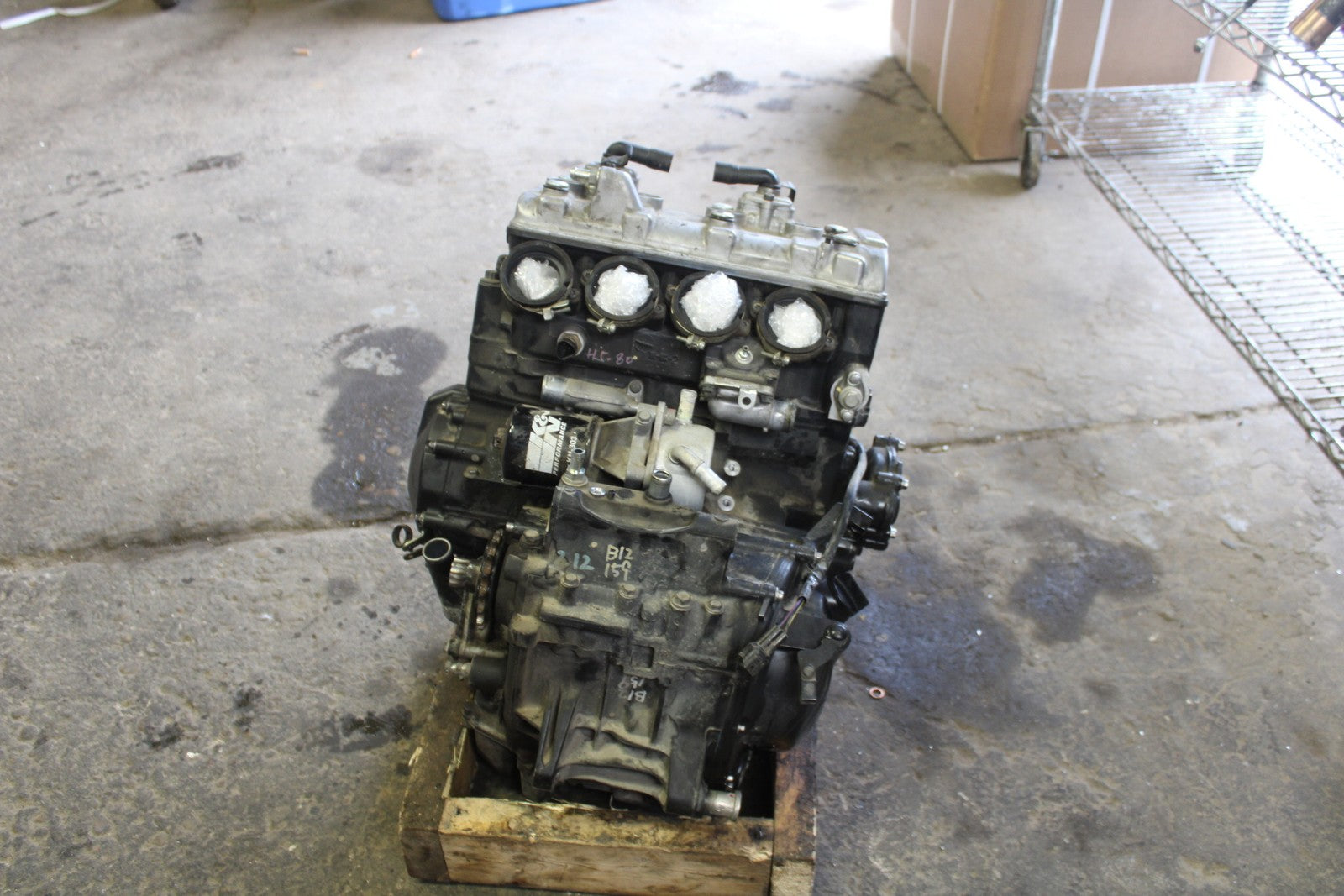 07-08 KAWASAKI NINJA ZX6R ENGINE MOTOR BB203
