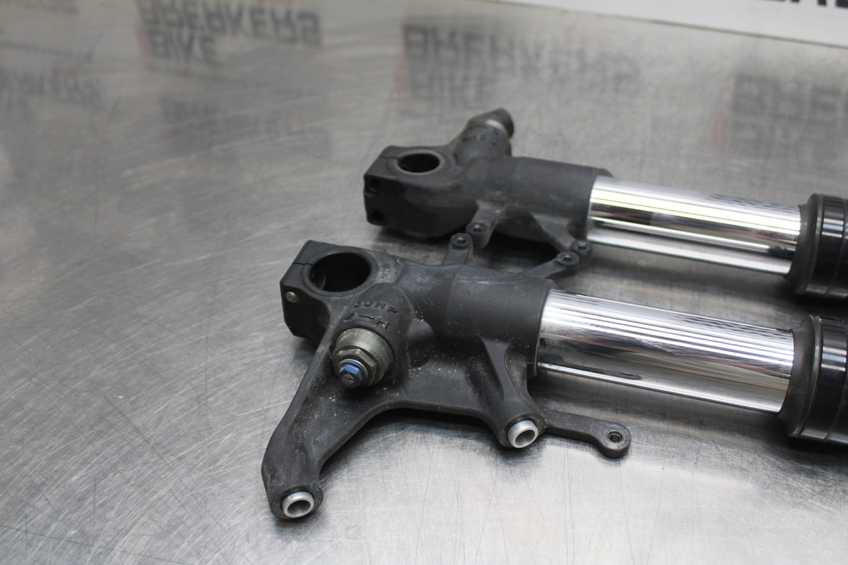 08-10 SUZUKI GSXR 600 FRONT FORKS SHOCK SUSPENSION SET PAIR BB202