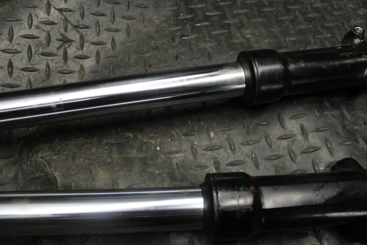 86 SUZUKI GS750ES FRONT FORKS SHOCK SUSPENSION SET PAIR BB233