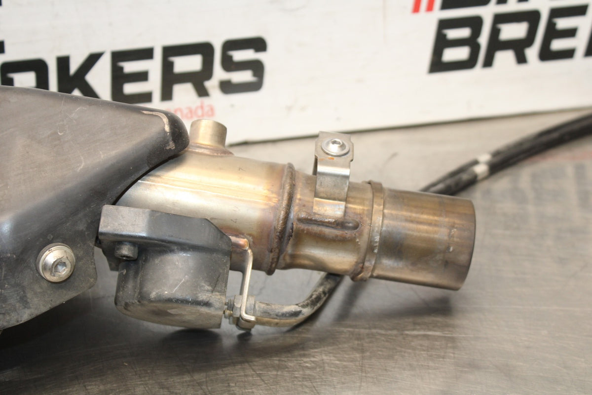 10-13 KAWASAKI Z1000 EXHAUST PIPE MUFFLER SLIP ON CAN SILENCER SET PAIR BB421