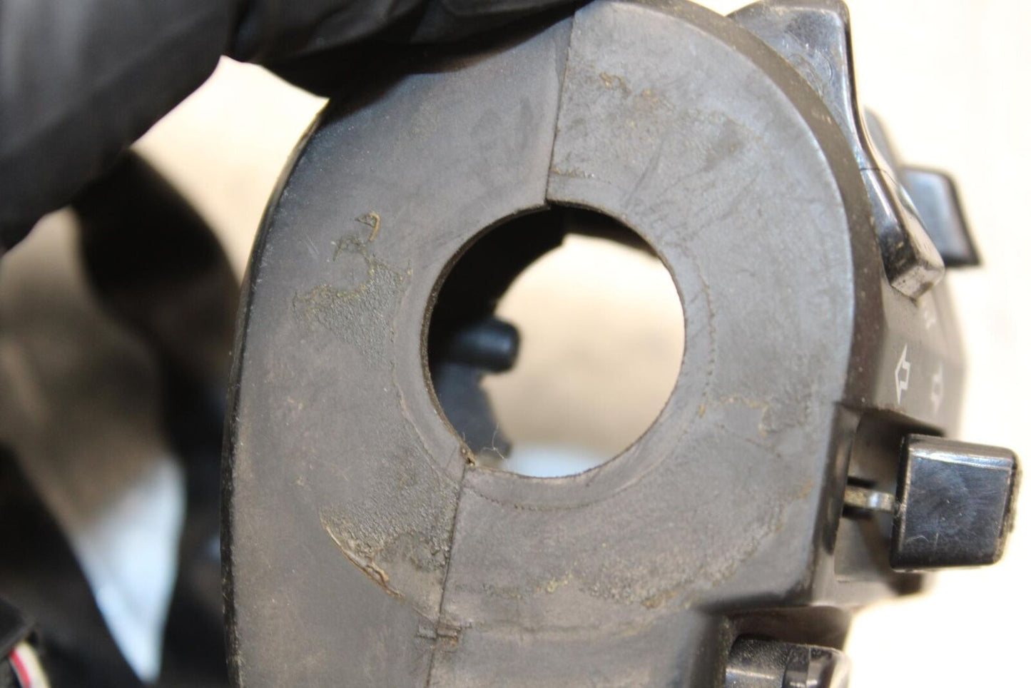 2003 Kawasaki Ninja ZX6RR ZX600K LEFT CLIP ON HANDLE HORN SIGNALS SWITCH BB66