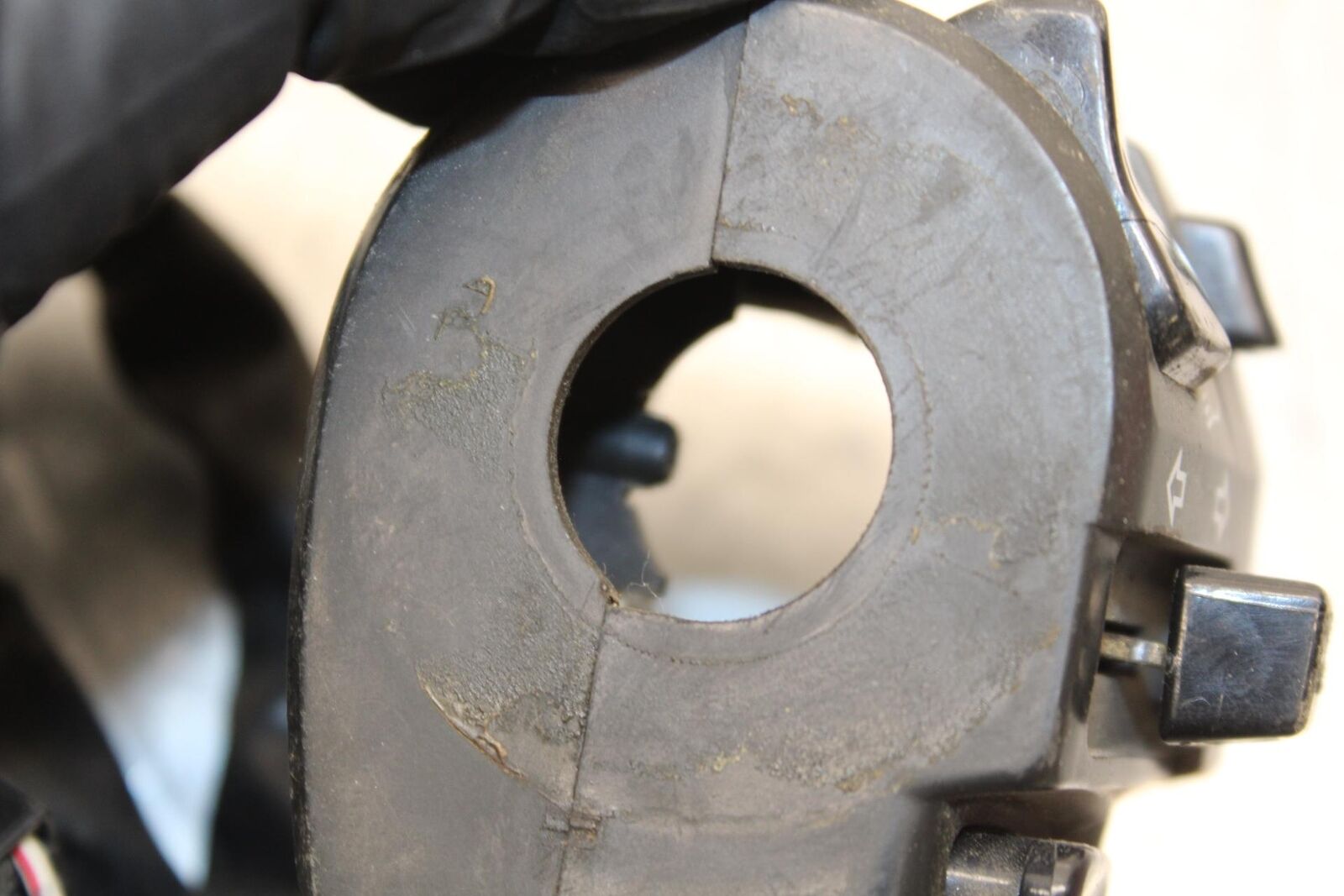 2003 Kawasaki Ninja ZX6RR ZX600K LEFT CLIP ON HANDLE HORN SIGNALS SWITCH BB66