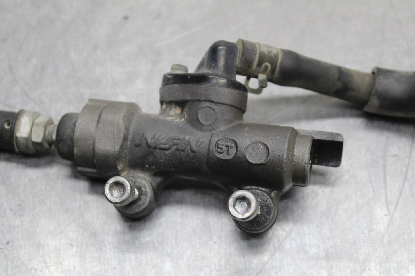 05-06 HONDA CBR600RR REAR BACK BRAKE MASTER CYLINDER W RESERVOIR BB739