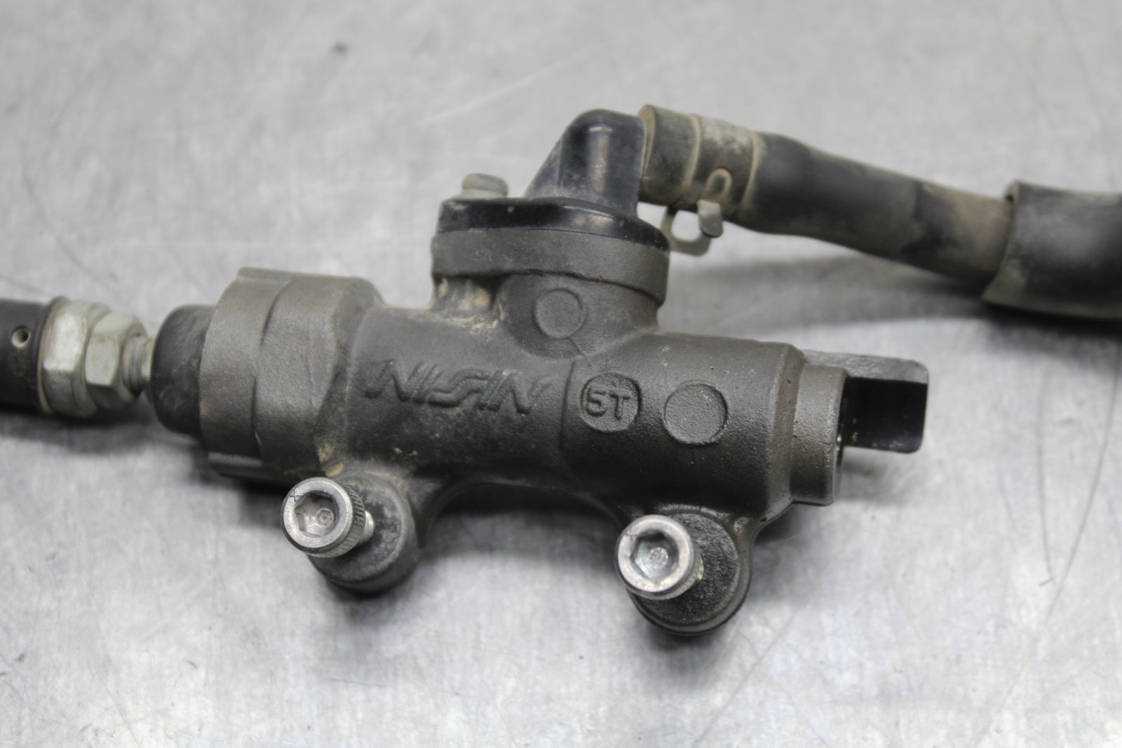 05-06 HONDA CBR600RR REAR BACK BRAKE MASTER CYLINDER W RESERVOIR BB739