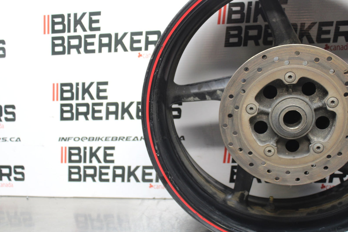 07-08 YAMAHA YZF R1 REAR WHEEL BACK RIM & BACK BRAKE DISC BB771