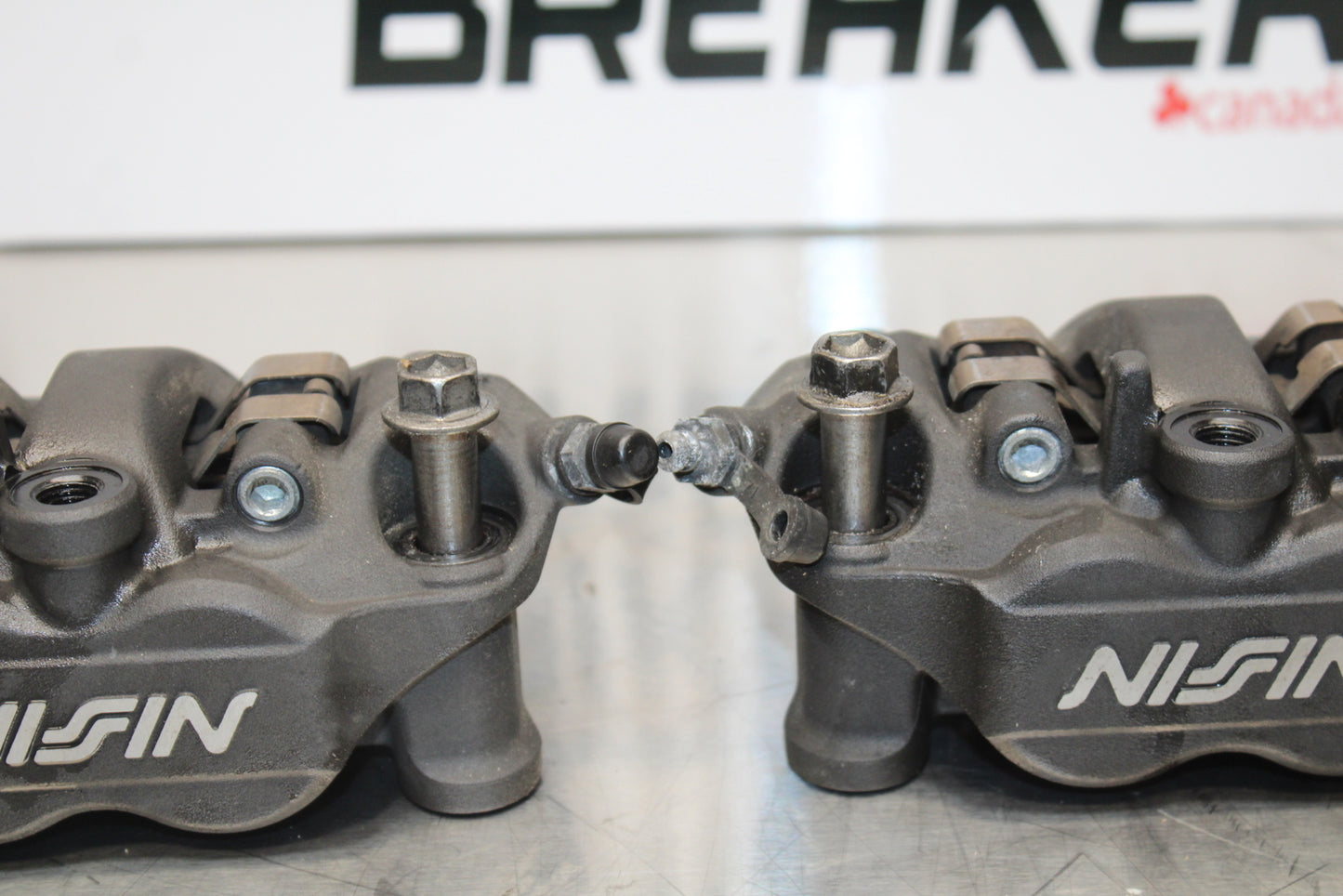 13-17 KAWASAKI NINJA ZX6R ZX636 ABS RIGHT LEFT FRONT BRAKE CALIPER SET BB143