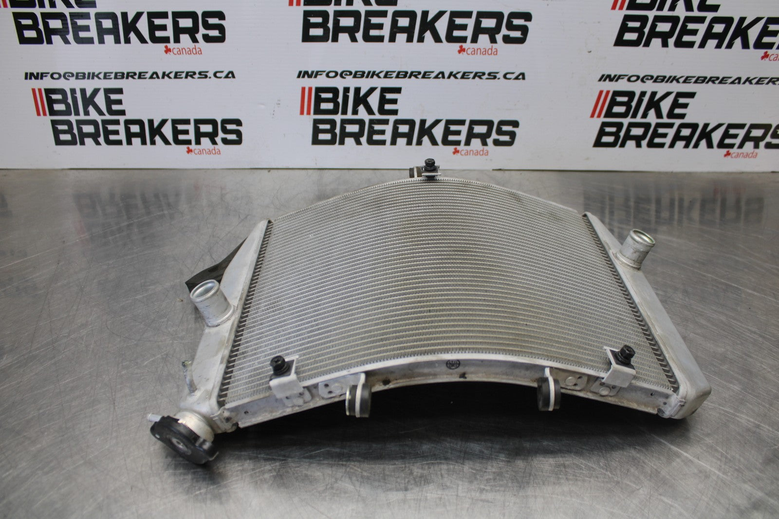 21-23 KAWASAKI NINJA ZX6R ENGINE RADIATOR MOTOR COOLER COOLING RADIATER BB179