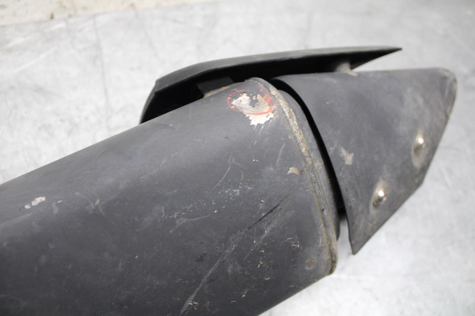 2015 Yamaha YZF R3 EXHAUST  MUFFLER SLIP ON CAN SILENCER 2MS-E4710-00-00 BB526