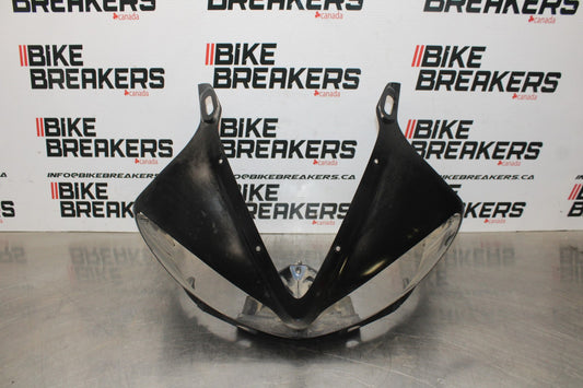 08-09 YAMAHA YZF R6S OEM FRONT UPPER NOSE FAIRING COWL SHROUD BB796