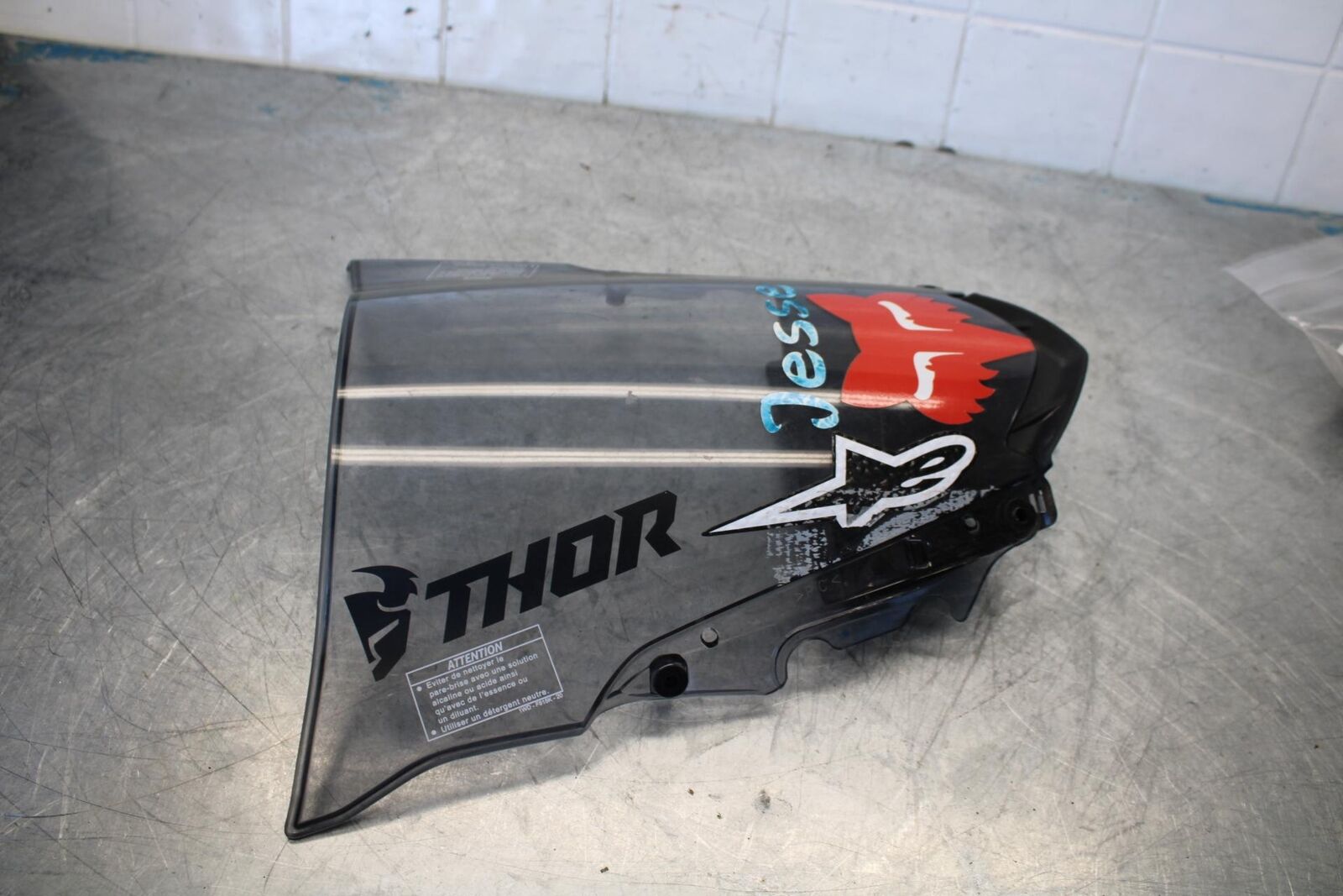 17-18 YAMAHA YZF R3 FRONT WINDSHIELD WINDSCREEN  BB438 