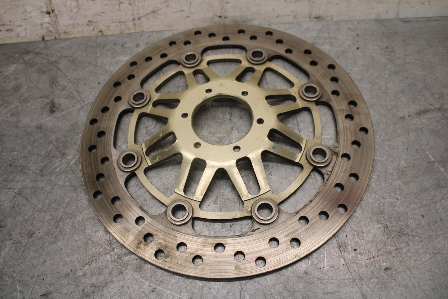 1999 Honda Super Hawk 1000 VTR1000F FRONT BRAKE DISC ROTOR BB51
