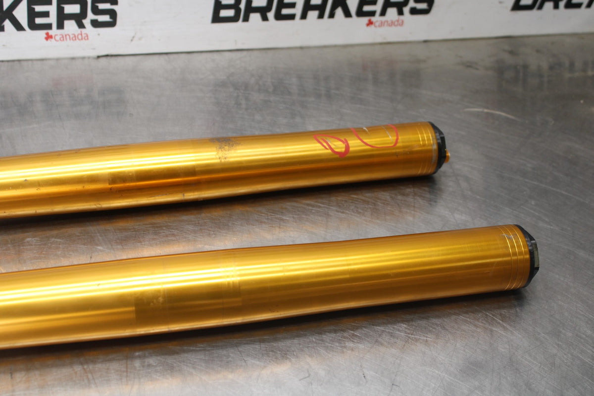 17 YAMAHA YZF R6 FRONT FORKS SHOCK SUSPENSION SET PAIR BB922