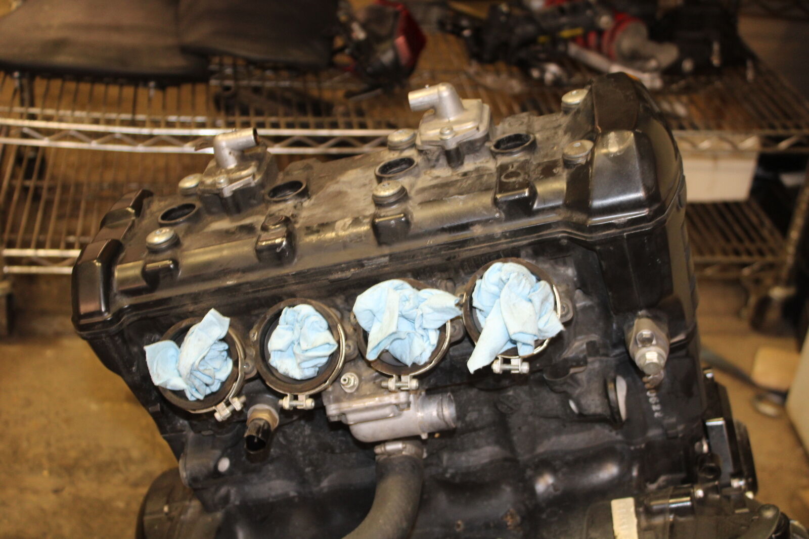 12-13 KAWASAKI Z1000 ENGINE MOTOR BB743