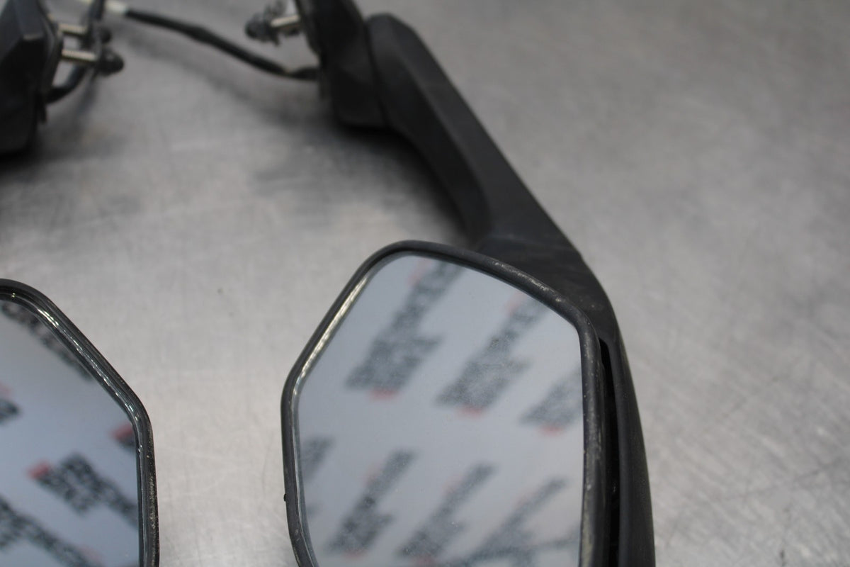 15-17 YAMAHA YZF R1 REAR VIEW MIRROR SET PAIR MIRRORS BB190