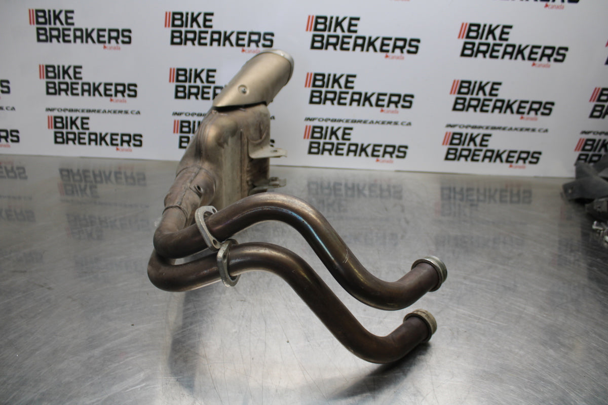 14-17 YAMAHA FZ07 FULL EXHAUST SYSTEM HEADERS PIPE MUFFLER BB162