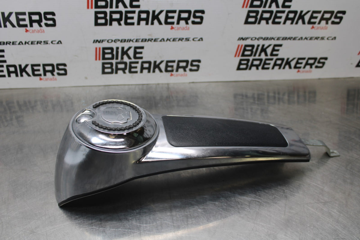08 HARLEY-DAVIDSON ELECTRA GLIDE POLICE EFI FLHTPI GAS TANK CAP COVER TRIM BB816