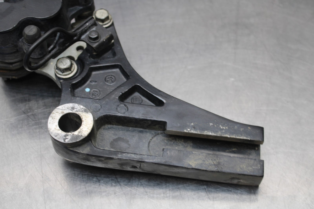 08-18 KAWASAKI KLR650 REAR BACK BRAKE CALIPER W MOUNT BRACKET BB183