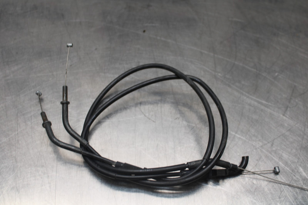 08 KAWASAKI NINJA 650 EX650 THROTTLE CABLES LINES BB797