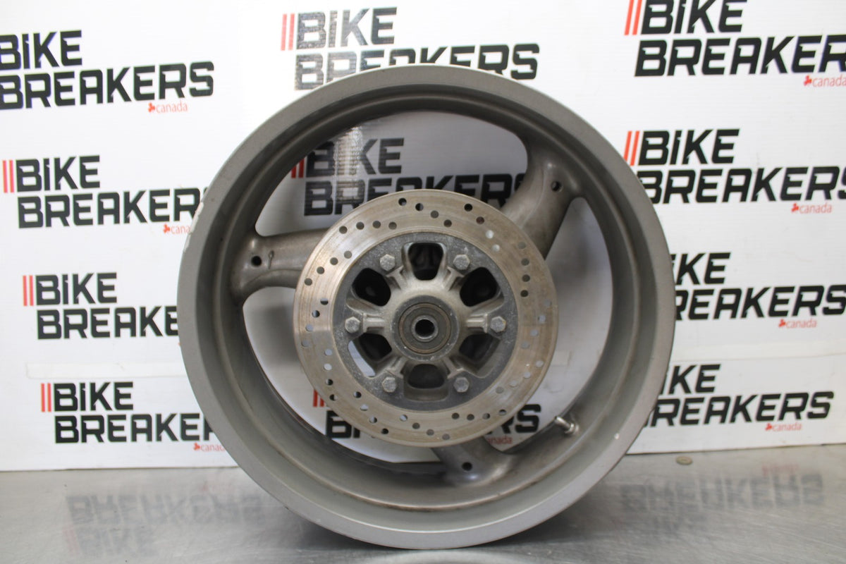 05 DUCATI SUPERSPORT 800 REAR WHEEL BACK RIM & ROTOR BB913