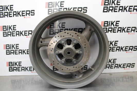 05 DUCATI SUPERSPORT 800 REAR WHEEL BACK RIM & ROTOR BB913