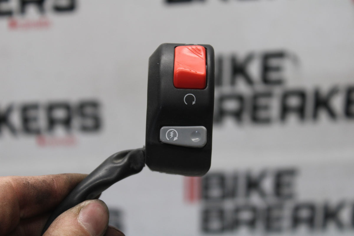 08-09 KAWASAKI NINJA ZX14R RIGHT CLIP ON HANDLE KILL OFF START SWITCHS BB932