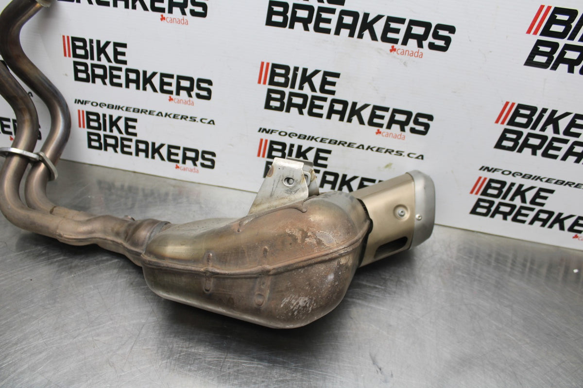14-17 YAMAHA FZ07 FULL EXHAUST SYSTEM HEADERS PIPE MUFFLER BB843