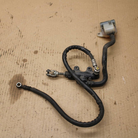 89 SUZUKI GSXR1100 K REAR BACK BRAKE MASTER CYLINDER W RESERVOIR BB02