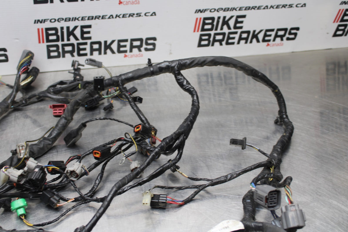 07-08 KAWASAKI NINJA ZX6R MAIN ENGINE WIRING HARNESS MOTOR WIRE LOOM BB199