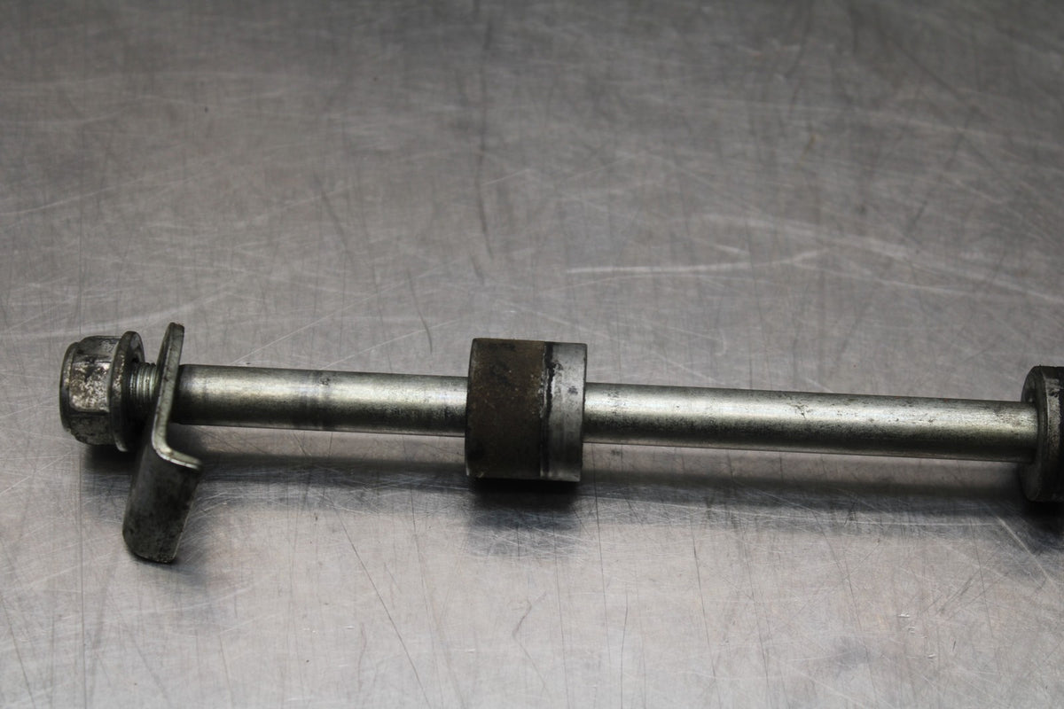 08 HONDA CBR125R REAR AXLE BACK WHEEL RIM PIVOT BOLT AXEL BB839
