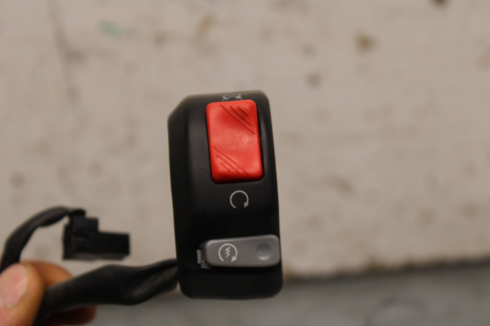 13-17 KAWASAKI NINJA ZX6R ZX636E RIGHT CLIP ON KILL OFF START SWITCH  BB735