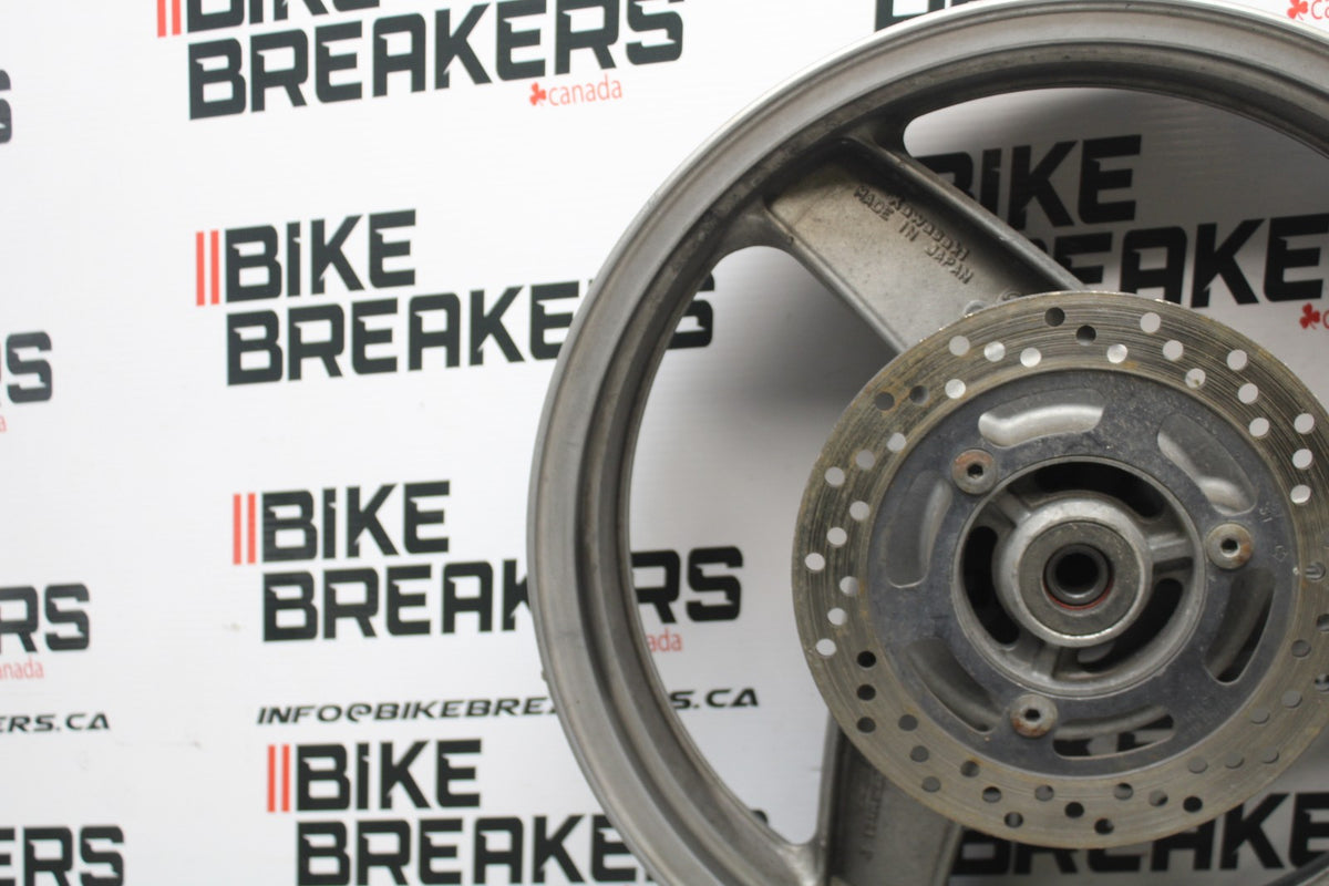 96 KAWASAKI NINJA 500 EX500A REAR WHEEL BACK RIM & ROTOR BB768