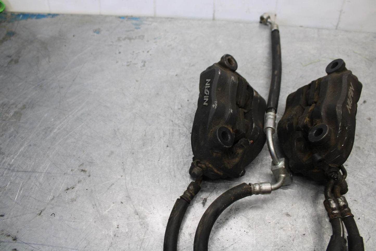 06-07 KAWASAKI NINJA ZX14R RIGHT LEFT FRONT BRAKE CALIPER SET PAIR CALIPERS bb43