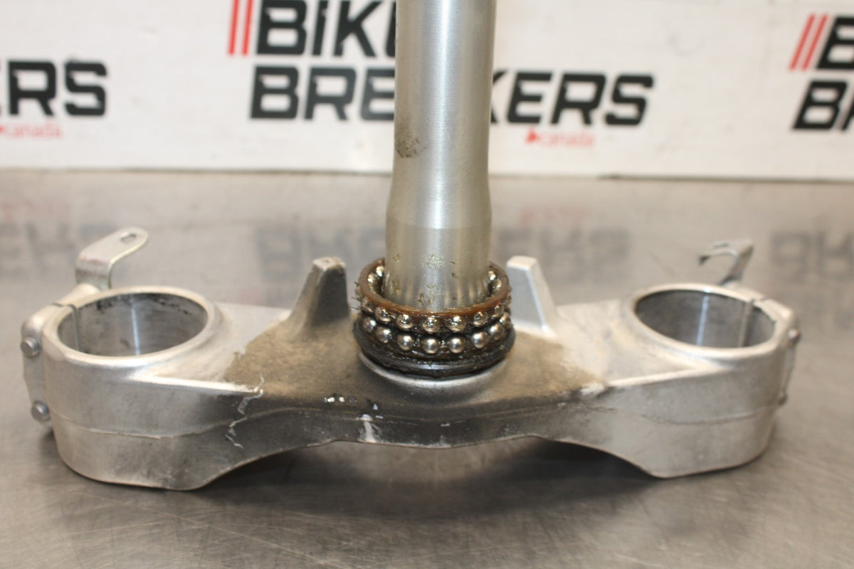 08-09 KAWASAKI NINJA ZX14R FRONT FORKS CLAMP LOWER TRIPLE TREE STEM BB932
