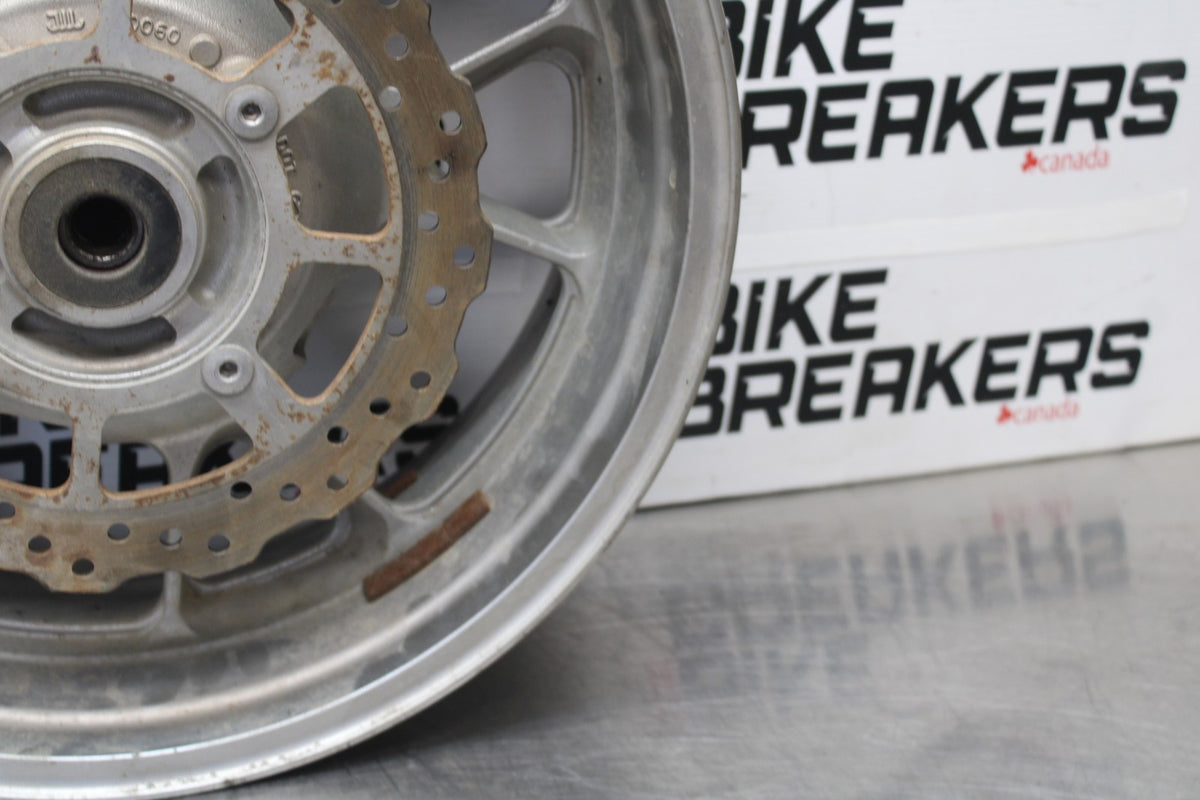 09 KAWASAKI CONCOURS 14 ZG1400B REAR WHEEL BACK RIM & ROTOR BB875