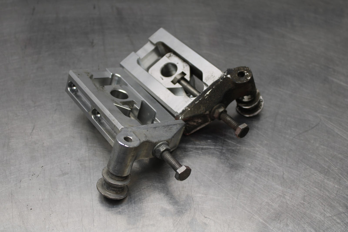 13-15 HONDA CBR500R SWINGARM CHAIN TENSIONER ADJUSTMENT BRACKETS  BB834
