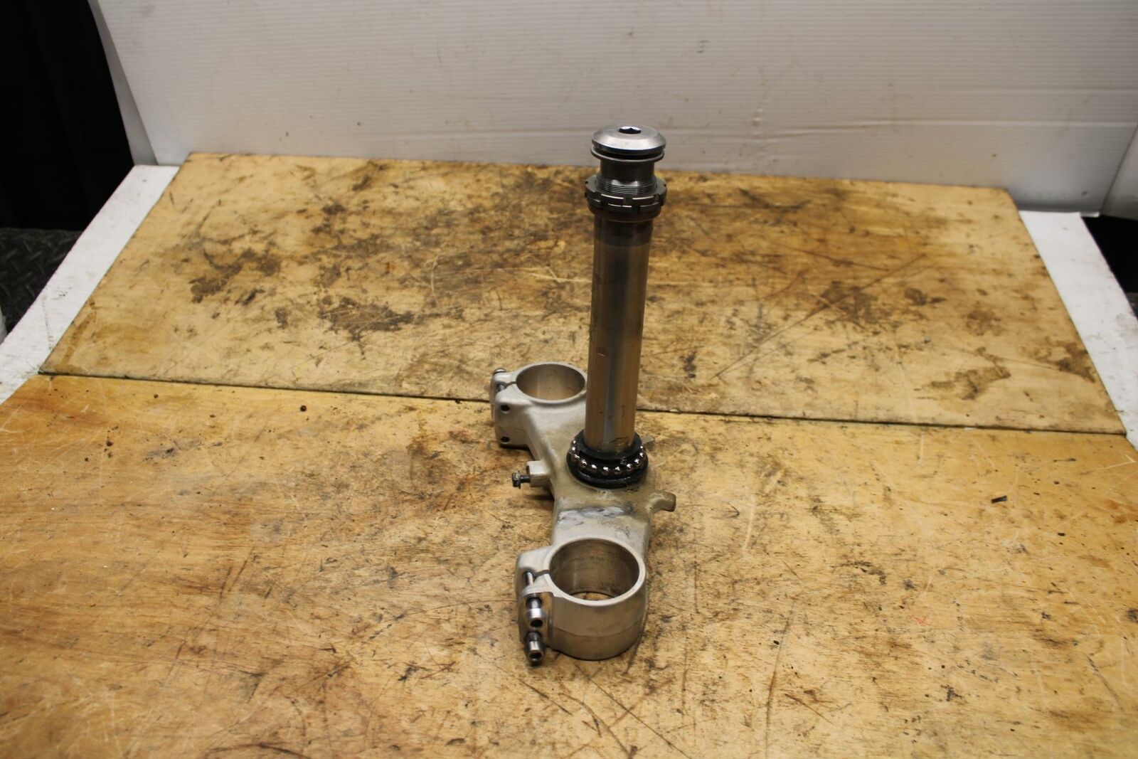 13-18 KAWASAKI NINJA ZX6R FRONT FORKS CLAMP LOWER TRIPLE TREE STEM BB342