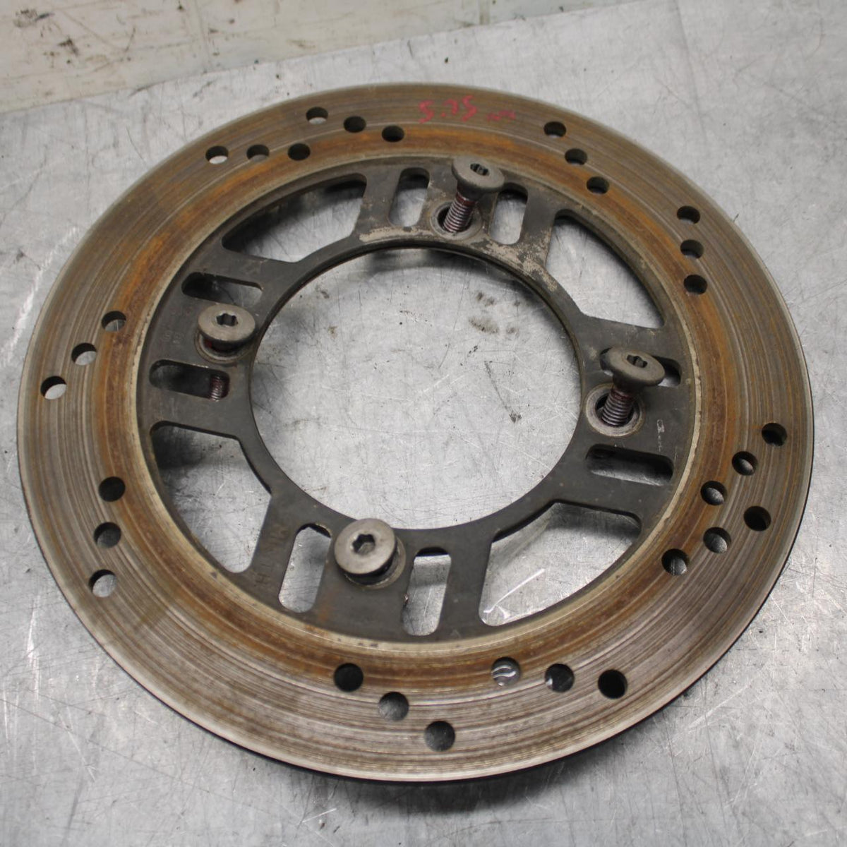 00-01 KAWASAKI ZZR600 REAR ROTOR BACK BRAKE DISC BOLT BB31