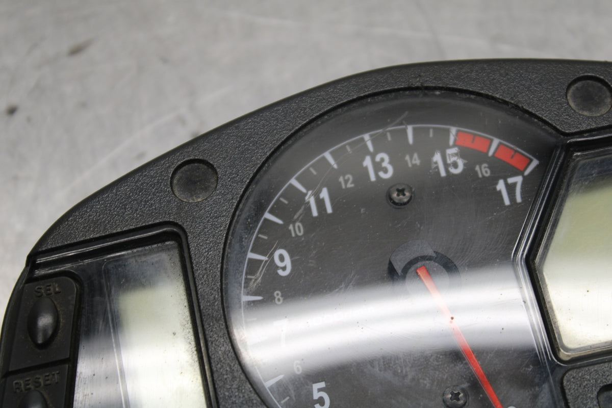 09 HONDA CBR600RR SPEEDO TACH GAUGES CLUSTER SPEEDOMETER TACHOMETER  BB760
