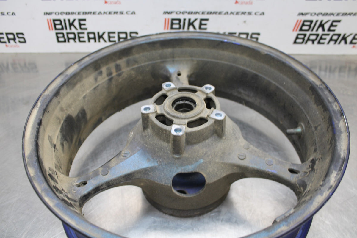 06-07 SUZUKI GSXR600 REAR WHEEL BACK RIM & ROTOR BB836
