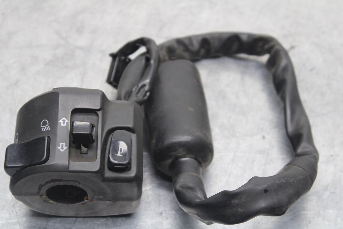 2009 Kawasaki Ninja 250R EX250J LEFT CLIP ON HANDLE HORN SIGNALS SWITCH  BB87