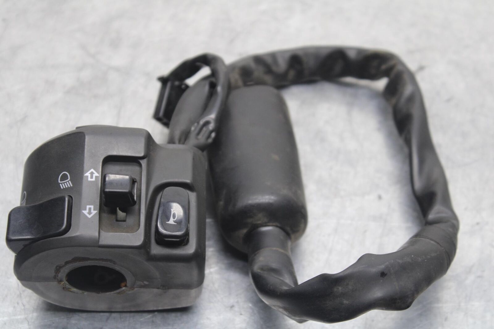 2009 Kawasaki Ninja 250R EX250J LEFT CLIP ON HANDLE HORN SIGNALS SWITCH  BB87