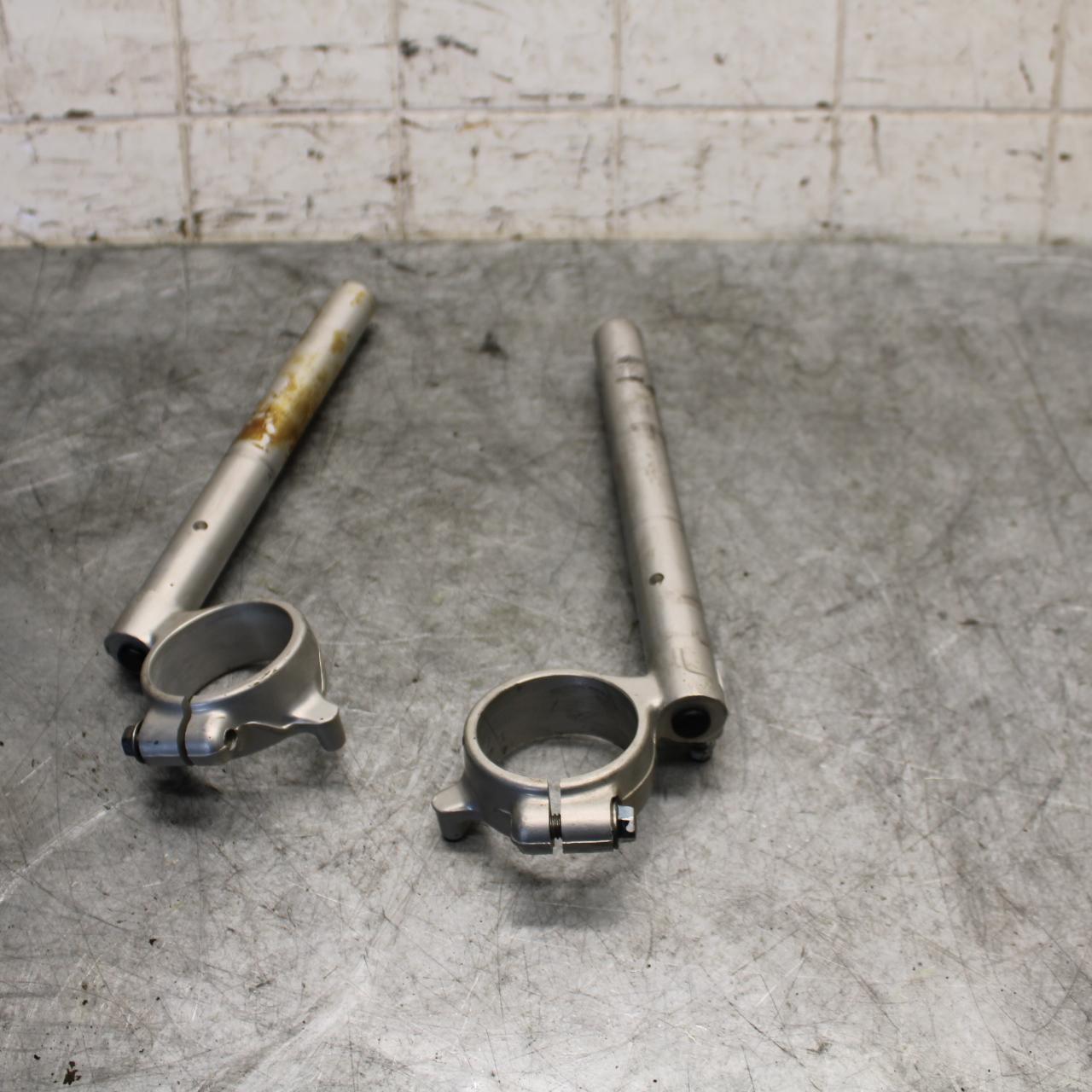 06-07 SUZUKI GSXR750 LEFT RIGHT CLIP ON  HANDLEBARS PAIR SET 56111-01H00  BB543